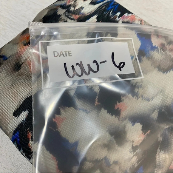 L.K. Bennett Juana Sleeveless Abstract Print Full Skirt Gown 2 Pockets - Picture 12 of 12